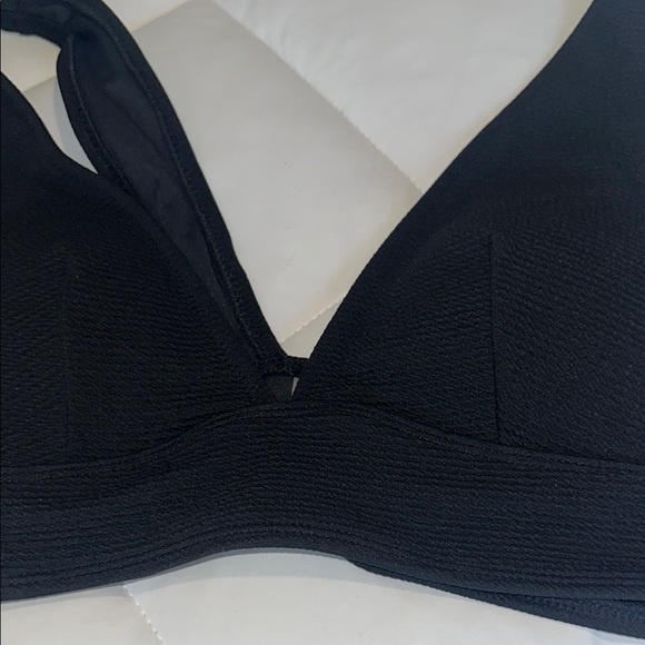 Black textured swim top - Picture 5 of 6
